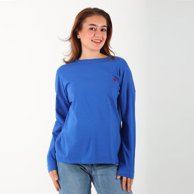 MamaHeart Sky Blue Long Sleeve Tee