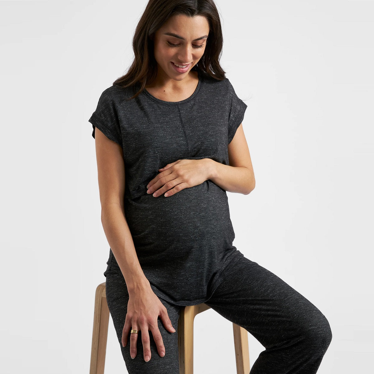 Granite Dreamy Nursing Tee and Pants