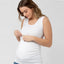 White Organic Nursing Tank