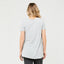 Silver Short Raw Edge Nursing Top