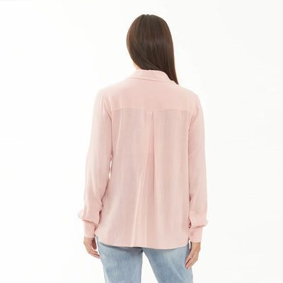 Soft Pink Clara Relaxed Shirt