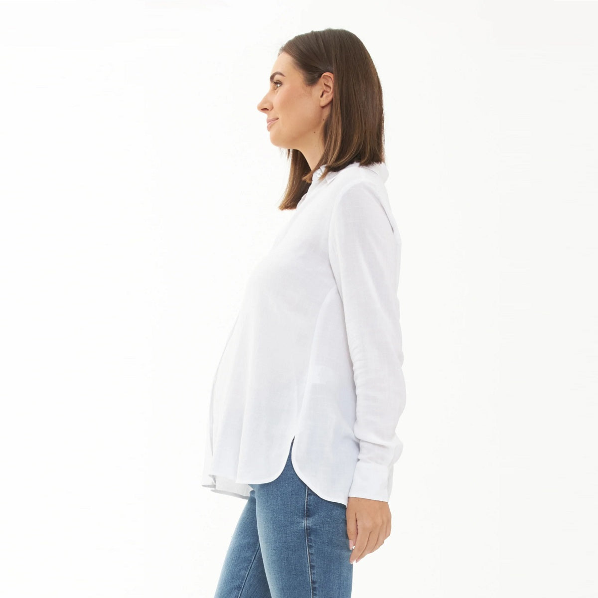 White Clara Relaxed Shirt