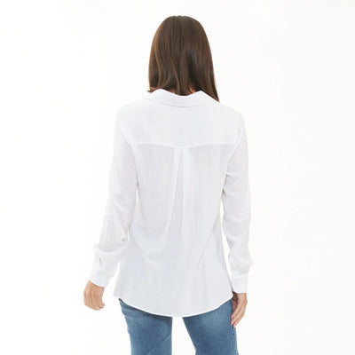 White Clara Relaxed Shirt