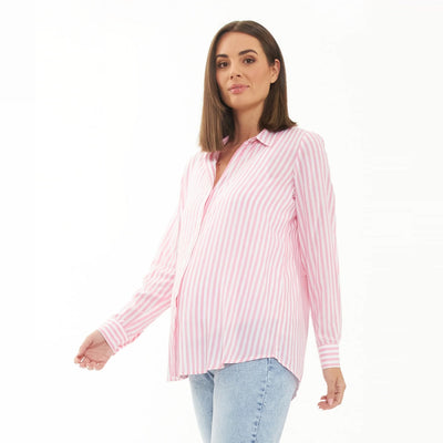 Bubble Gum Emmy Stripe Shirt