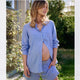 Blue Abby Stripe Shirt