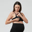 Black Seamless Nursing Bra