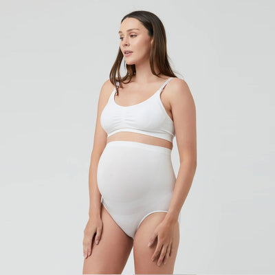 White Seamless Nursing Bra