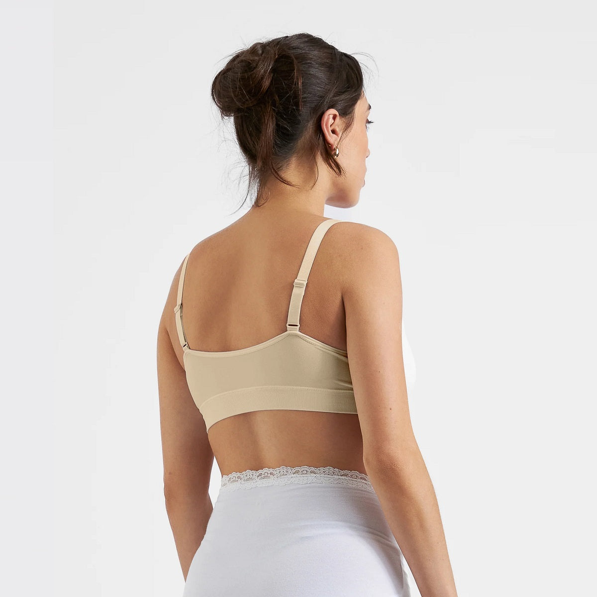 Natural Seamless Nursing Bralette
