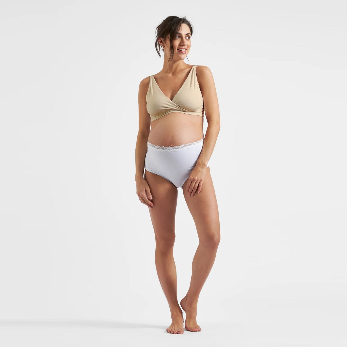 Natural Seamless Nursing Bralette