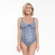 Indigo Stormi Tie Front One Piece