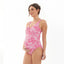 Hot Pink Janis Tie Front One Piece