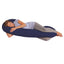 Navy Snoogle Pillow