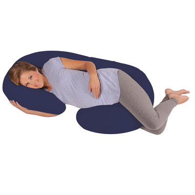 Navy Snoogle Pillow