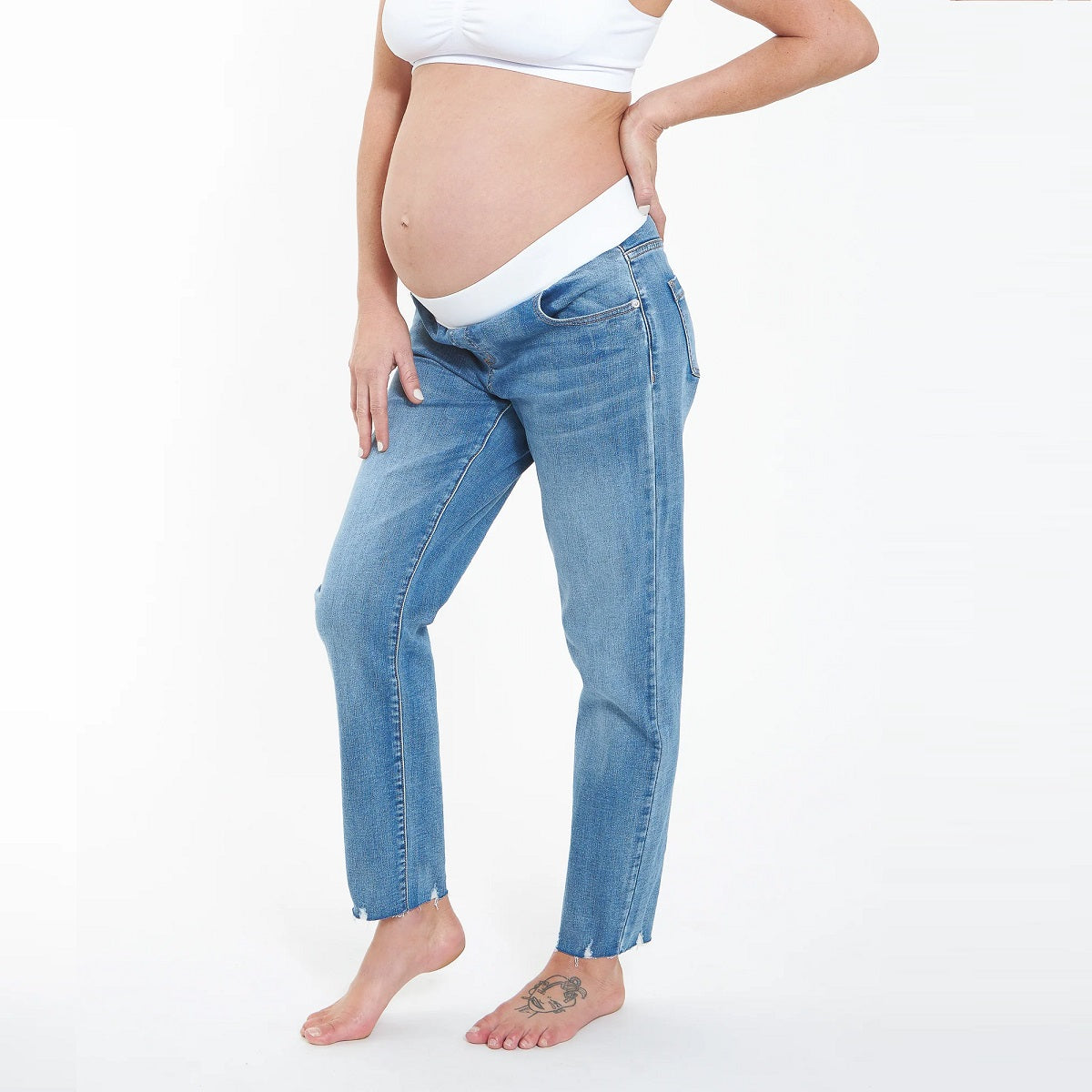 Vintage Wash Jamie Raw Edge Jean