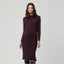 Maroon Ruby Rib Nursing Dress