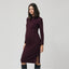 Maroon Ruby Rib Nursing Dress