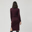 Maroon Ruby Rib Nursing Dress