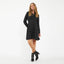 Black Fifi Shirt Dress