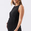 Black Erika Ruched Dress