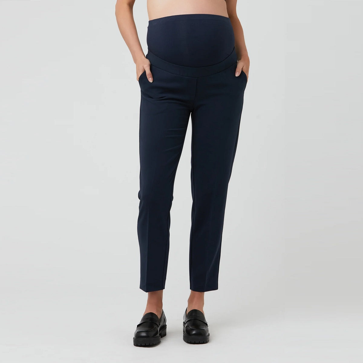 Navy Alexa Classic Crop Pant