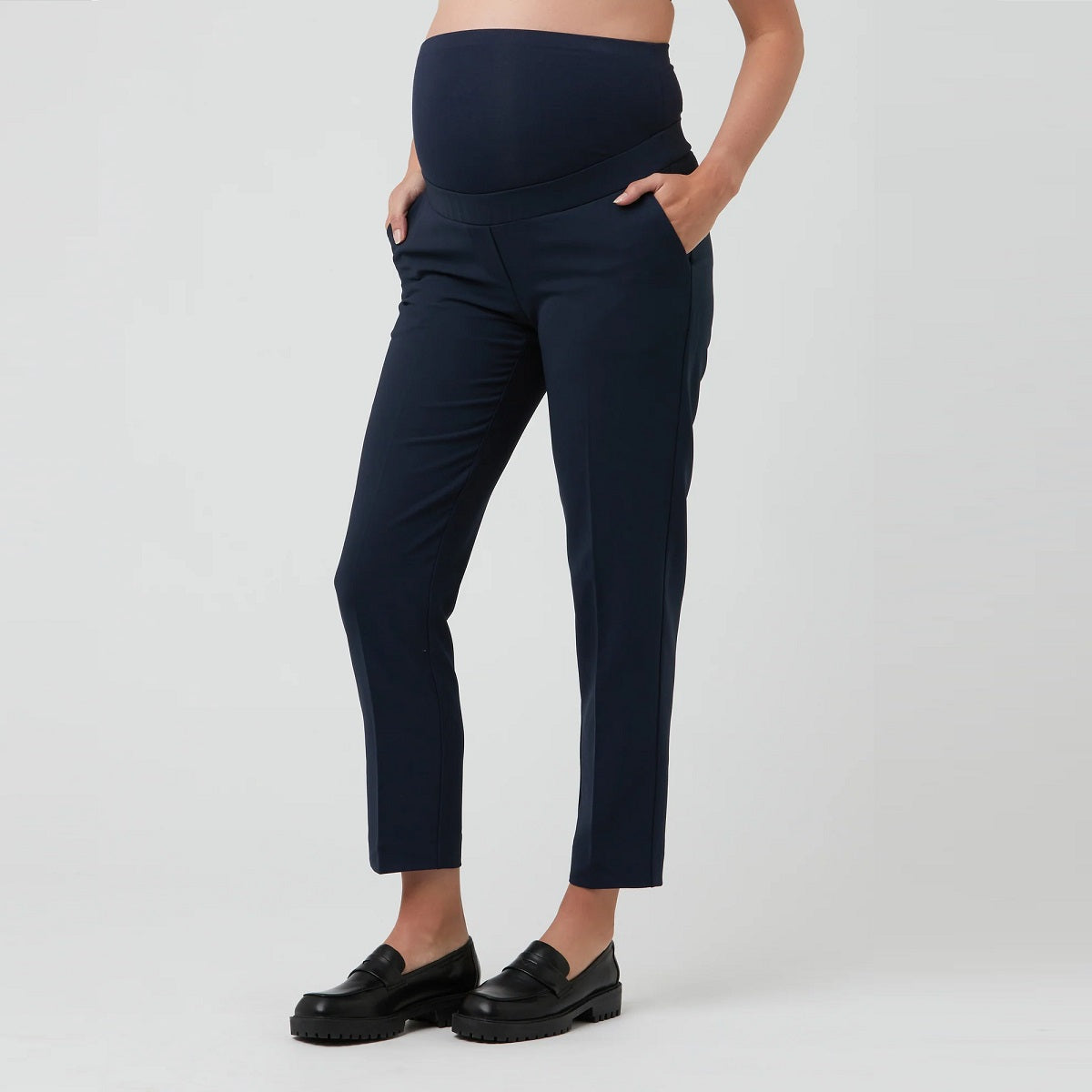 Navy Alexa Classic Crop Pant