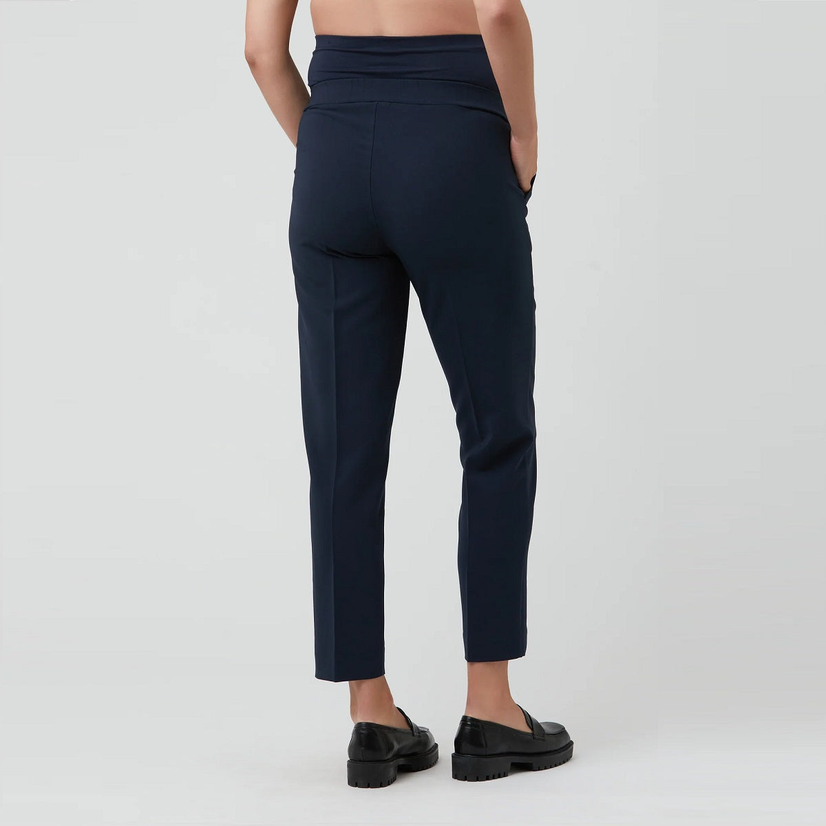 Navy Alexa Classic Crop Pant