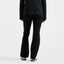 Black Organic Jersey Flare Pant