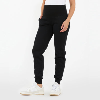 Black Taylor Over Tummy Joggers