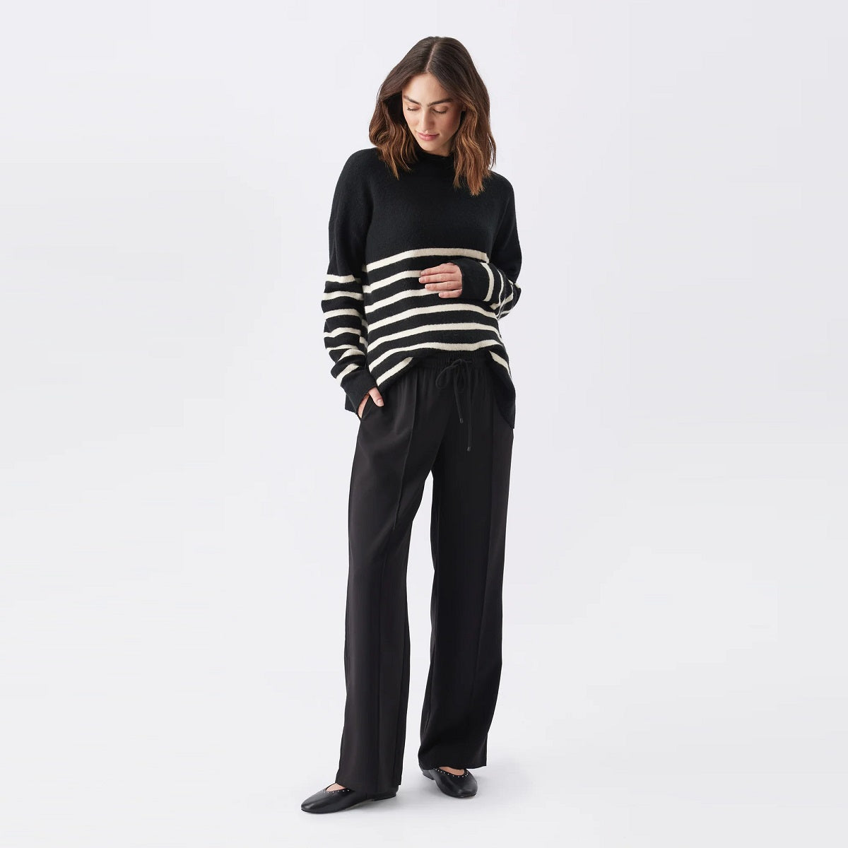 Black Alexa Pull-On Pant