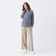 Taupe Wide Leg Tencel Pant