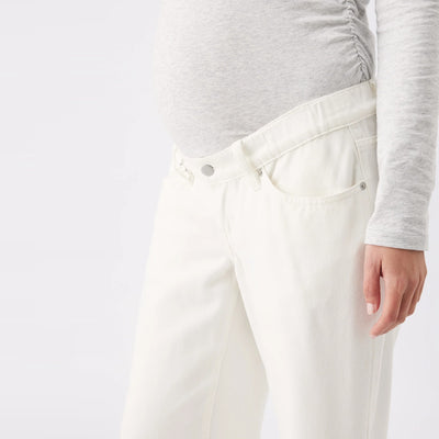Ecru Billie Elastic Waist Jean