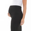 Black Ribbed Knit Pencil Skirt