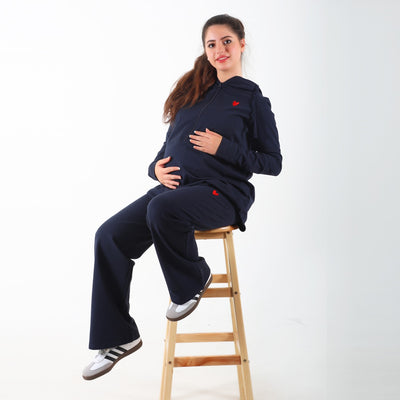 Mama's Navy Maternity Tracksuit
