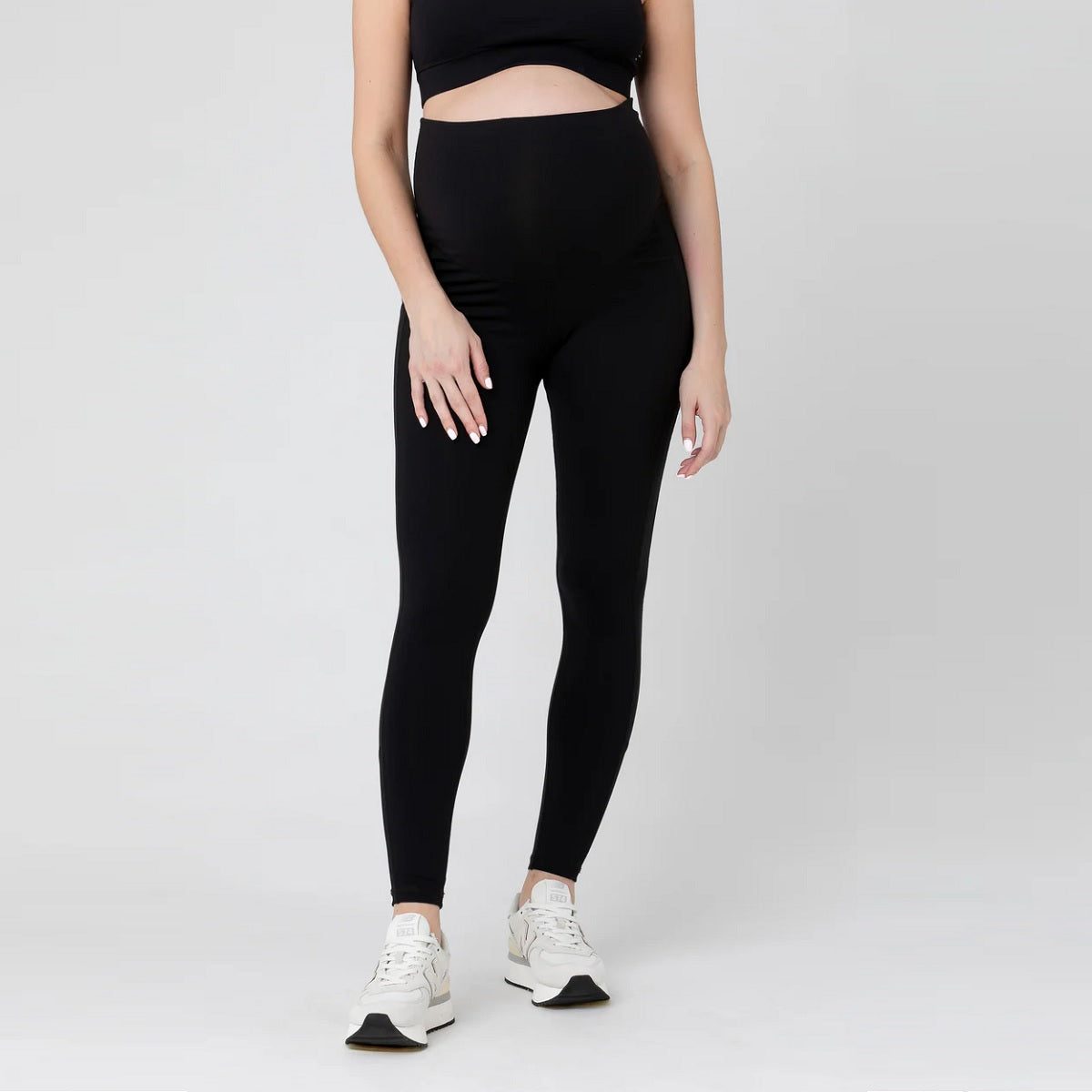 Black Active Over Tummy Legging