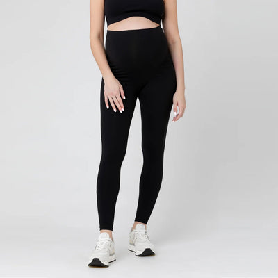 Black Active Over Tummy Legging