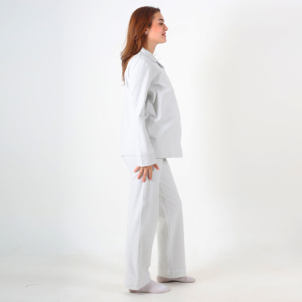 Gray Before & After Pajama