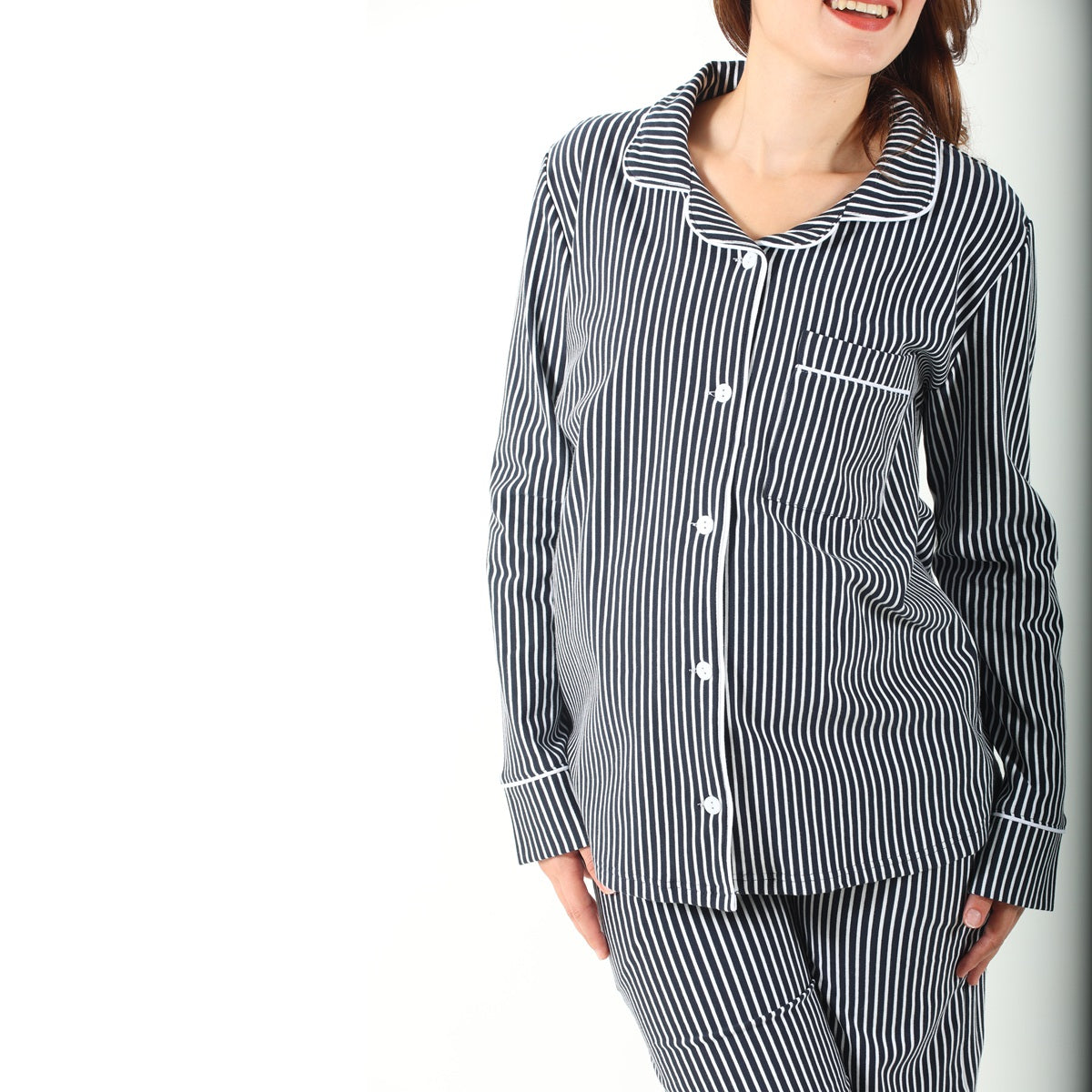 Navy Before & After Pajama