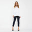 White Tina Peplum Shirt