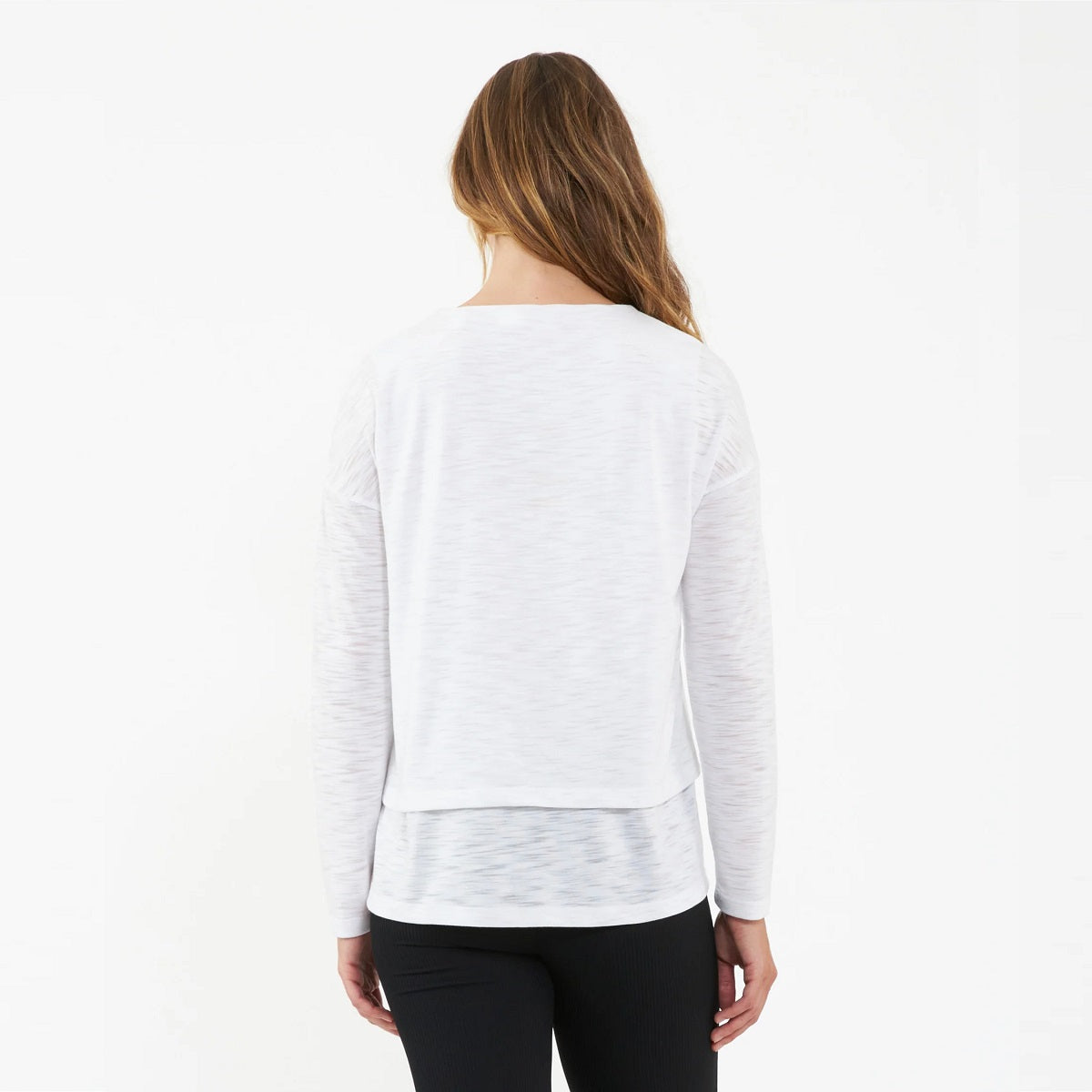 White Jazmin Long Sleeve Nursing Top