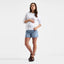 White Claud Long Sleeve Nursing Top