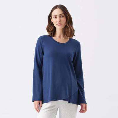 Navy Hailey Nursing Top