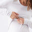 White Organic Cotton Nursing Top