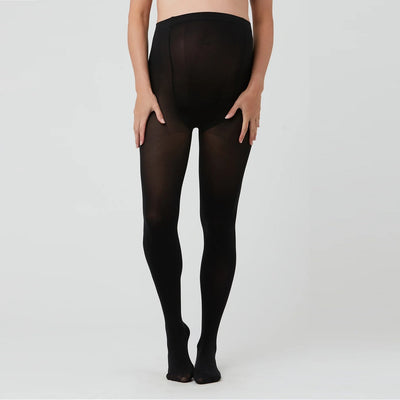 Black Opaque Maternity Tights