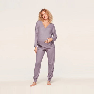 Plum Marl Anytime Sweatshirt & Pant