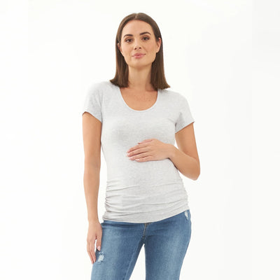 Heather Grey Tube Tee