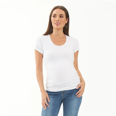 White Tube Tee