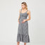 Black Gingham Nursing Dress