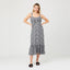 Black Gingham Nursing Dress