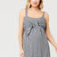 Black Gingham Nursing Dress