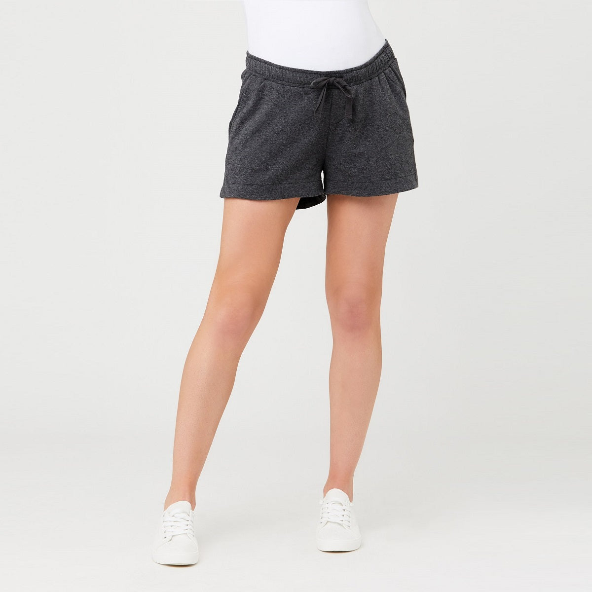 Charcoal Marle Organic Jersey Short